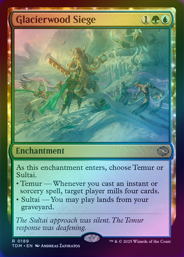 Glacierwood Siege (Foil) (TDM)