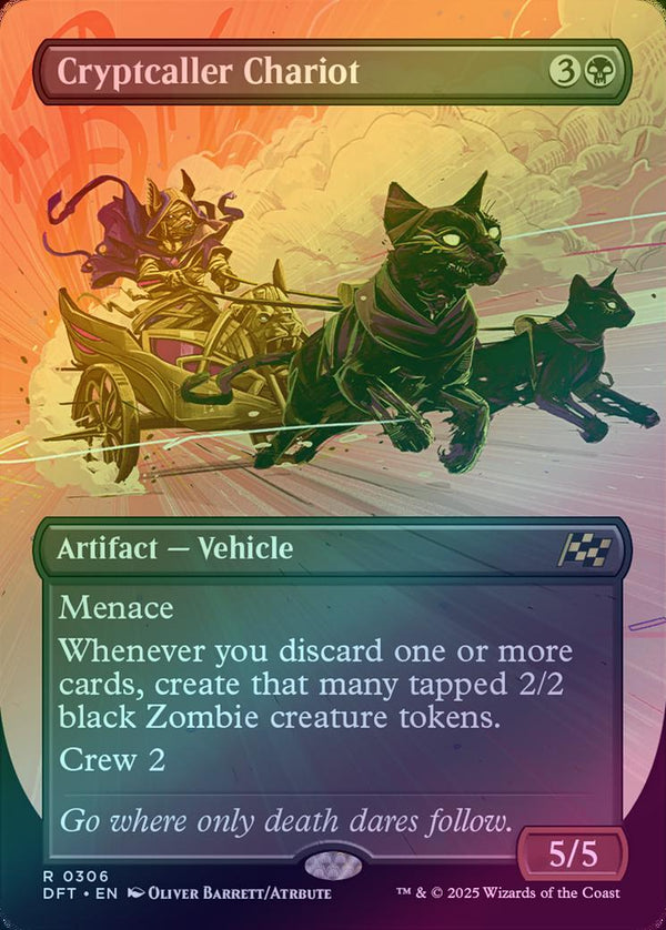 Cryptcaller Chariot - Borderless Revved Up (Foil) (DFT)