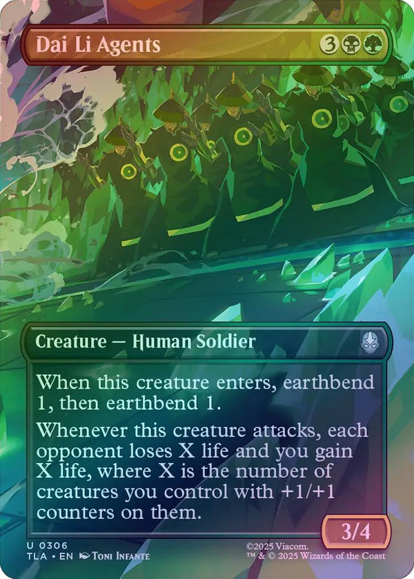 Dai Li Agents - Borderless Scene (Foil) (TLA)