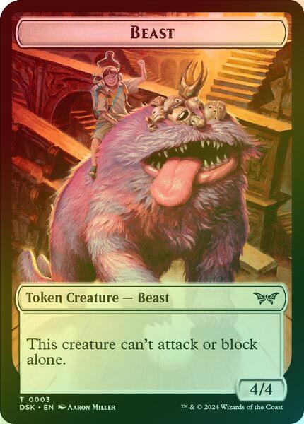 Beast // Copy Token (Foil) (TDSK)