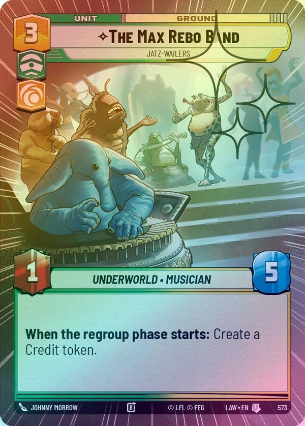 The Max Rebo Band - Jatz-Wailers (Hyperspace Foil) - 573 - Uncommon (Foil)