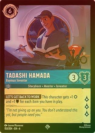 Tadashi Hamada (Baymax Inventor) - 153/204 - Super Rare (Foil)