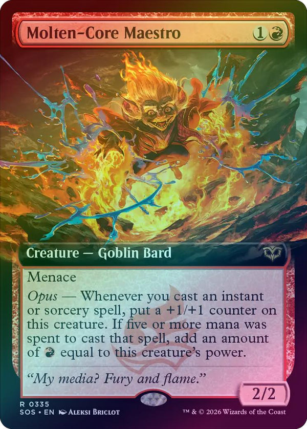 Molten-Core Maestro - Extended Art (Foil) (SOS)