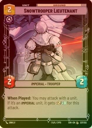 Snowtrooper Lieutenant - 227/252 - Common (Foil)