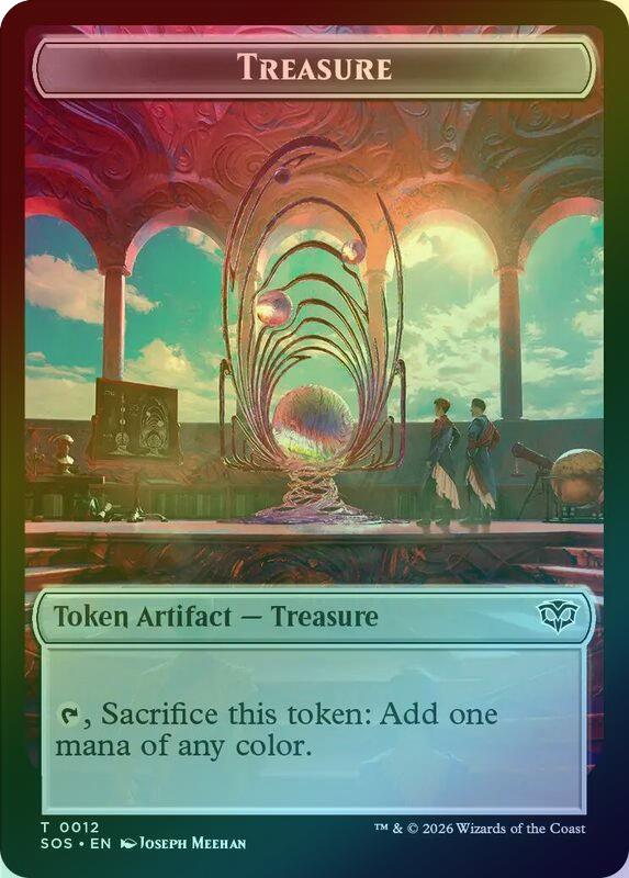 Elemental (002) // Treasure Token (Foil) (TSOS)