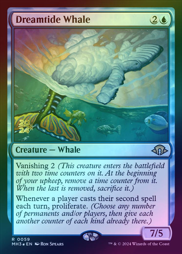 Dreamtide Whale - Prerelease Promo (Foil) (PMH3)