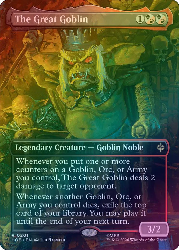 The Great Goblin - Borderless Scene (Foil) (HOB) (Pre-Order)