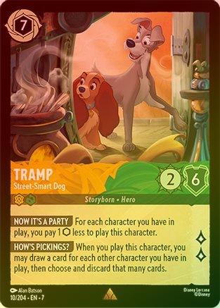 Tramp (Street-Smart Dog) - 10/204 - Rare (Foil)