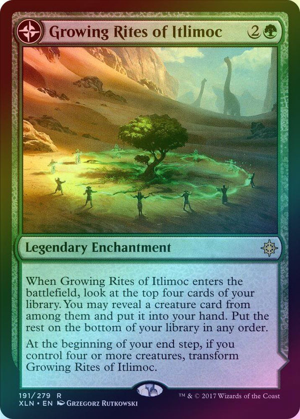 Growing Rites of Itlimoc // Itlimoc, Cradle of the Sun (Foil) (XLN)