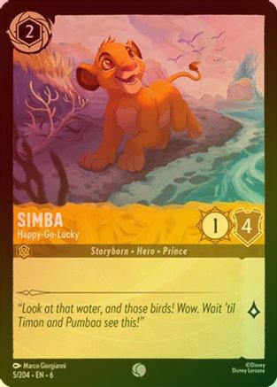 Simba (Happy-Go-Lucky) - 5/204 - Common (Foil)