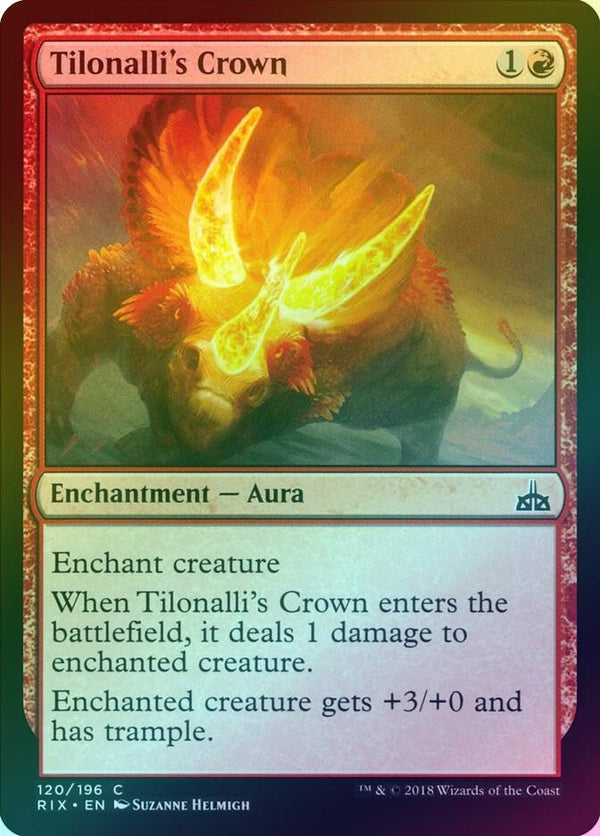 Tilonalli's Crown (Foil) (RIX)