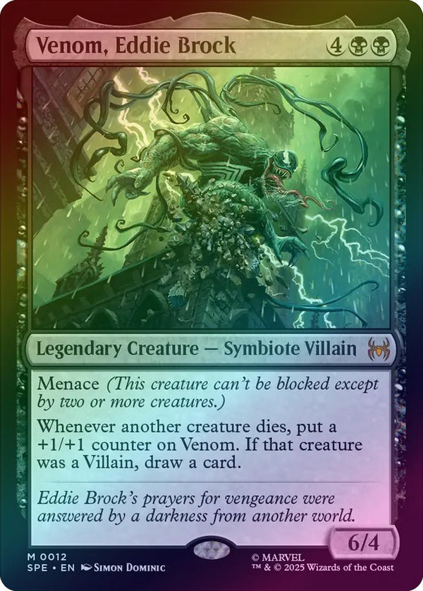 Venom, Eddie Brock (Foil) (SPE)
