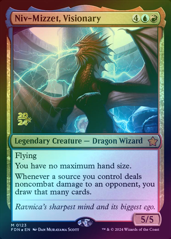 Niv-Mizzet, Visionary - Prerelease Promo (Foil) (PFDN)