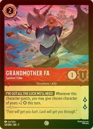 Grandmother Fa (Spirited Elder) - 121/204 - Common (Foil)