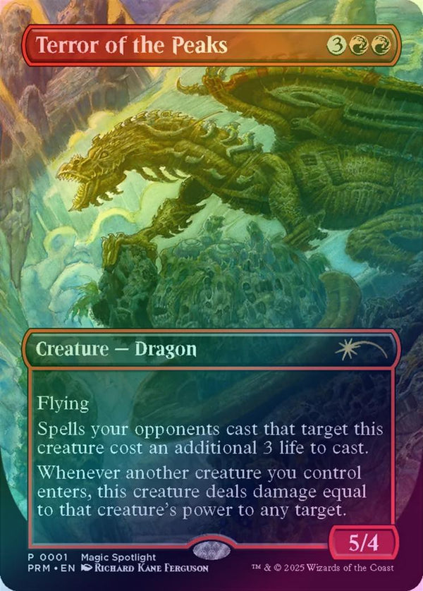 Terror of the Peaks - Borderless (Foil) (PSPL)