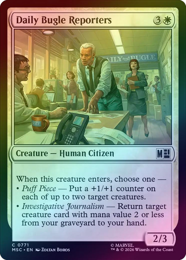 Daily Bugle Reporters (Foil) (MSC)