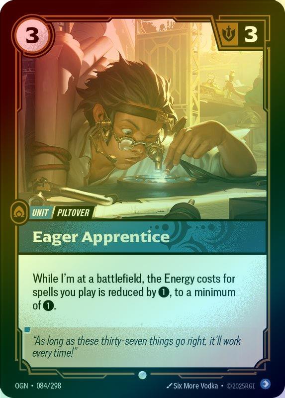 Eager Apprentice - 084/298 - Common (Foil)