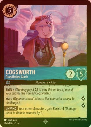 Cogsworth (Grandfather Clock) - 142/204 - Super Rare (Foil)