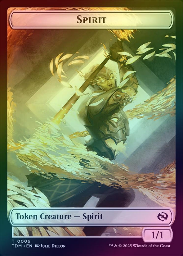 Spirit (0006) // Spirit (0007) Token (Foil) (TTDM)