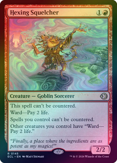 MTG 呪詛の壊し屋 Hexing Squelcher 3枚 (1 FOIL) Foil】(145)《呪詛の壊し屋/Hexing Squelcher》[ECL] 赤R | 日本最大級