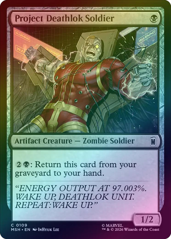 Project Deathlok Soldier (Foil) (MSH) (Pre-Order)