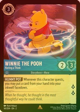 Winnie the Pooh (Having a Think) - 161/204 - Rare (Foil)