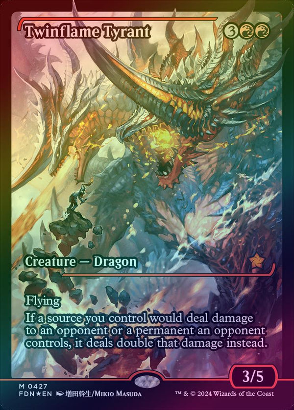 Twinflame Tyrant - Japan Showcase - English Language (Foil) (FDN)