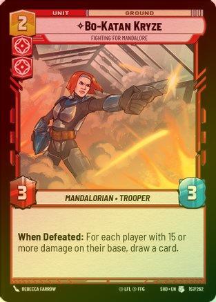 Bo-Katan Kryze - Fighting For Mandalore - 157/262 - Uncommon (Foil)