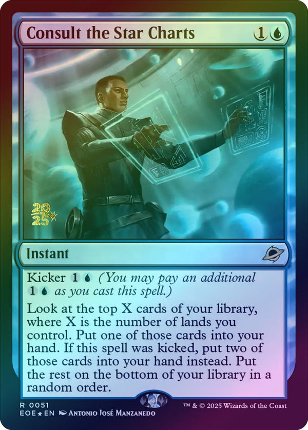 Consult the Star Charts - Prerelease Promo (Foil) (PEOE)