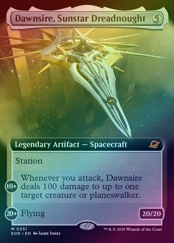 Dawnsire, Sunstar Dreadnought - Extended Art (Foil) (EOE)