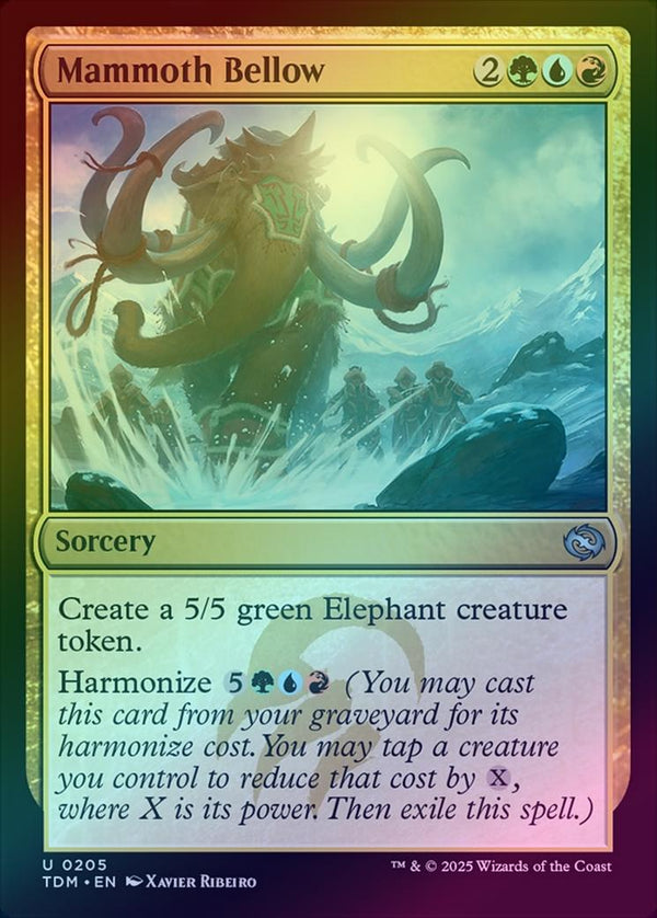 Mammoth Bellow (Foil) (TDM)