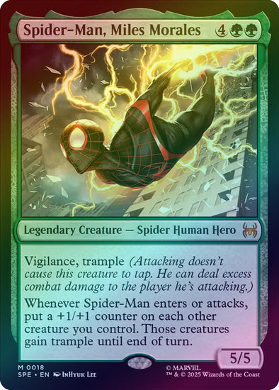 401 Games Canada - Spider-Man, Miles Morales (Foil) (SPE) 401 Games Canada - Spider-Man, Miles Morales (Foil) (SPE)