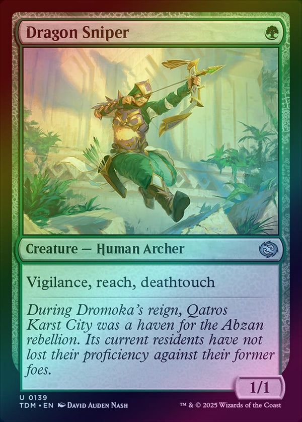Dragon Sniper (Foil) (TDM)