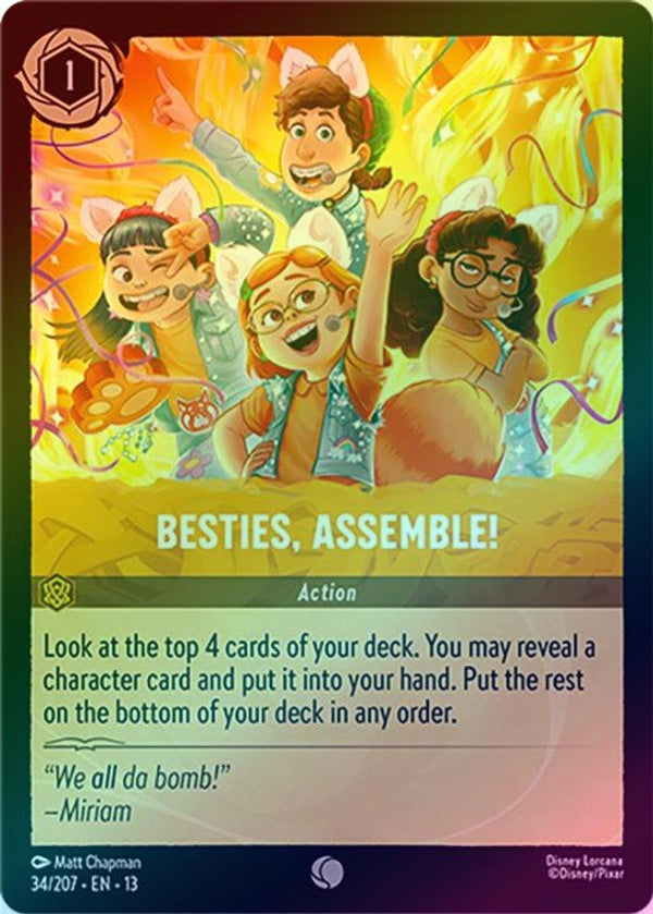 Besties, Assemble! - 34/207 - Common (Foil)