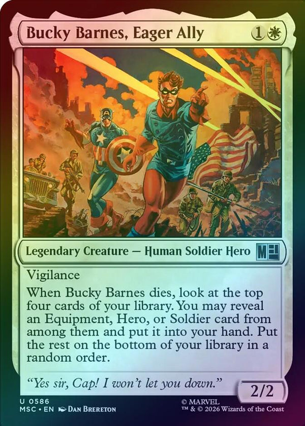 Bucky Barnes, Eager Ally (Foil) (MSC)