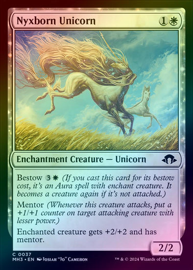 Nyxborn Unicorn (Foil) (MH3)