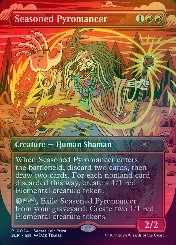 Seasoned Pyromancer - Borderless (Foil) (SLP)