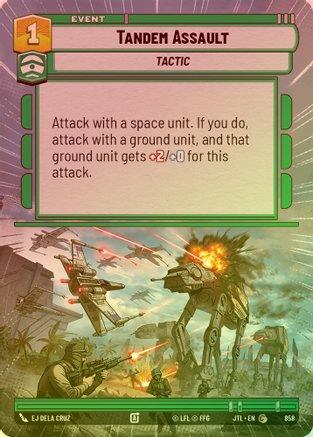 Tandem Assault (Hyperspace) - 858 - Common (Foil)