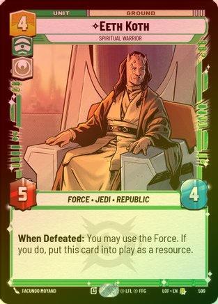 Eeth Koth - Spiritual Warrior - 599 - Rare (Foil)