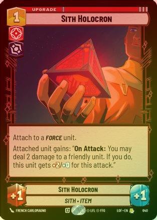 Sith Holocron - 640 - Rare (Foil)
