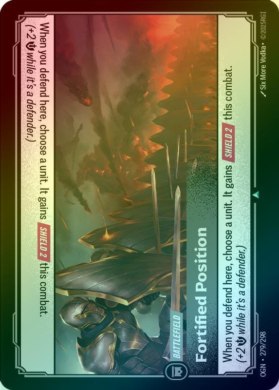 Fortified Position - 279/298 - Uncommon (Foil)