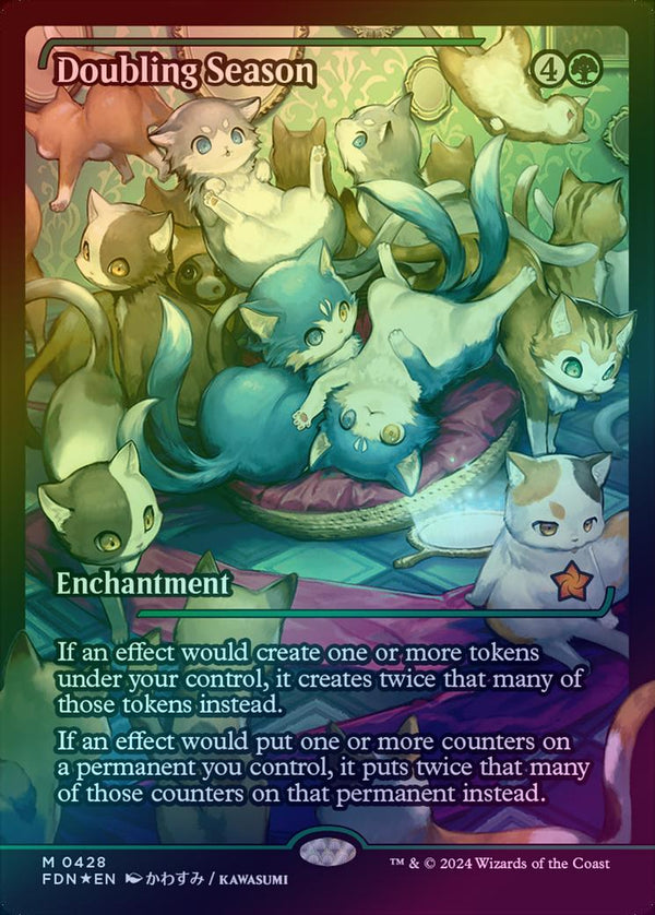 Doubling Season - Japan Showcase - English Language (Foil) (FDN)