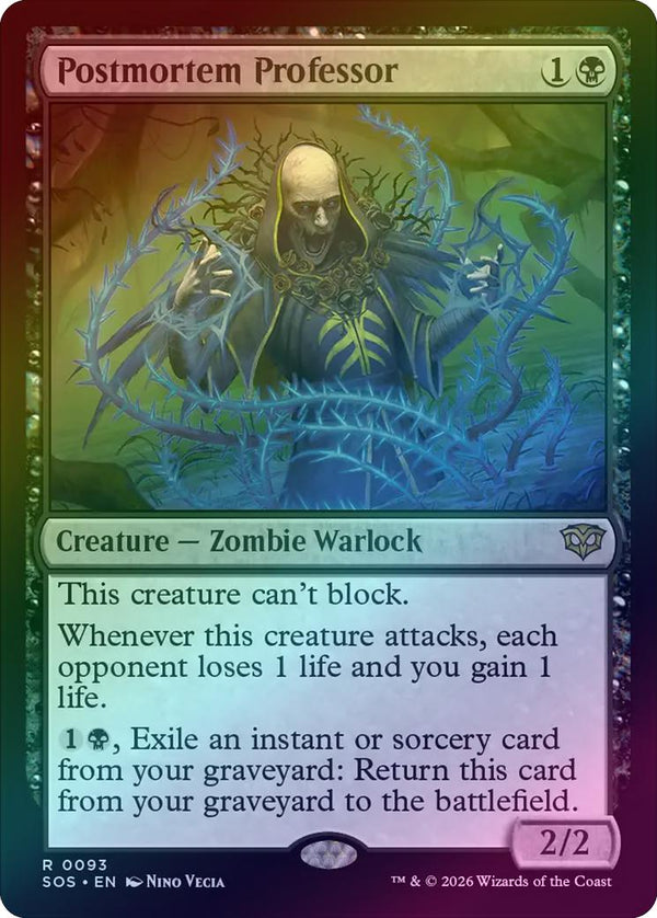 Postmortem Professor (Foil) (SOS)