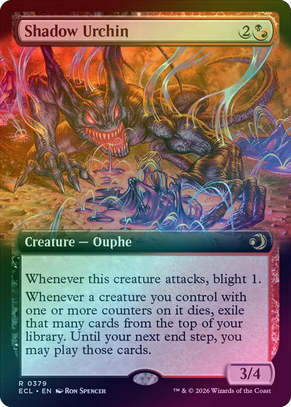 Shadow Urchin - Extended Art (Foil) (ECL)