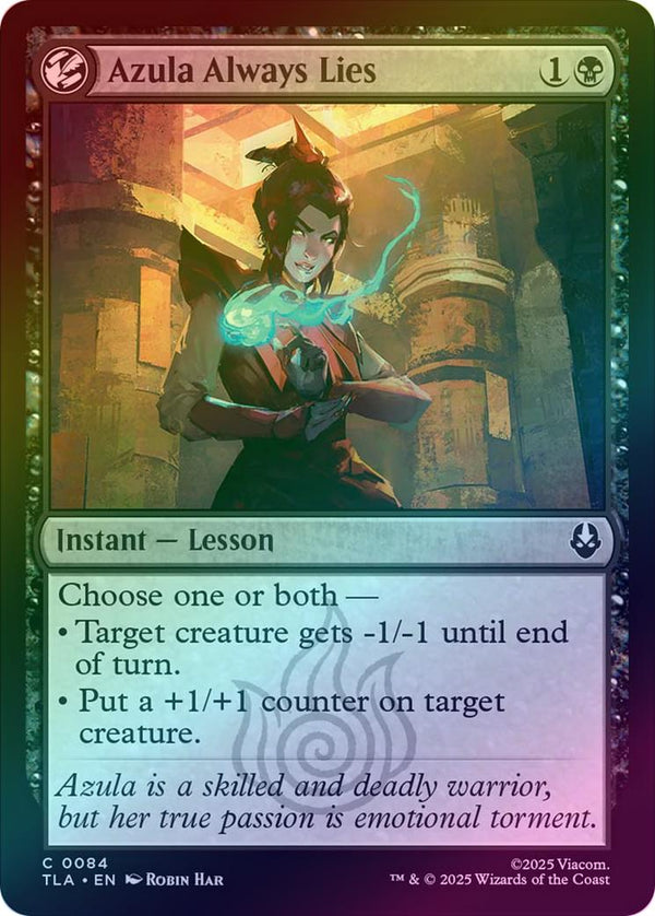 Azula Always Lies (Foil) (TLA)