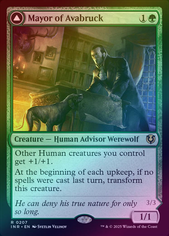 Mayor of Avabruck // Howlpack Alpha (Foil) (INR)