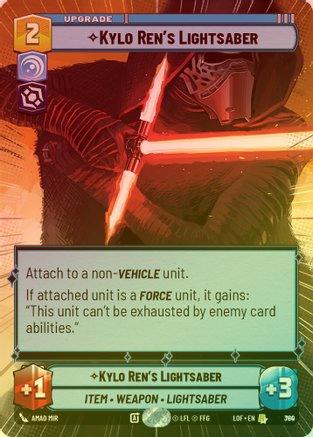Kylo Ren's Lightsaber (Hyperspace) - 780 - Rare (Foil)