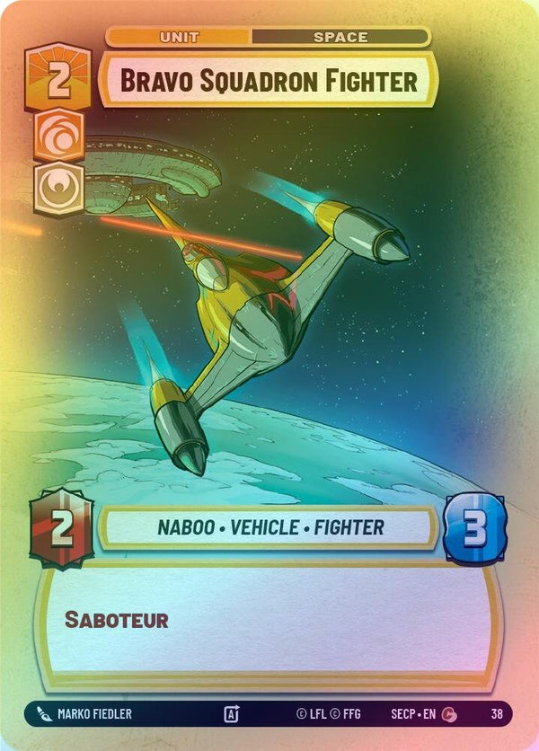 Bravo Squadron Fighter - 38 - Common (Foil)