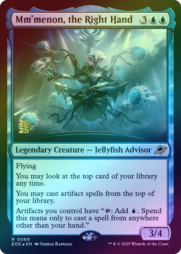 Mm'menon, the Right Hand - Prerelease Promo (Foil) (PEOE)
