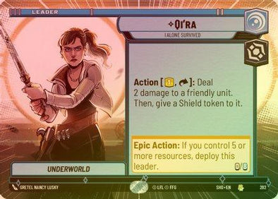 Qi'ra - I Alone Survived (Hyperspace) - 282 - Rare (Foil)